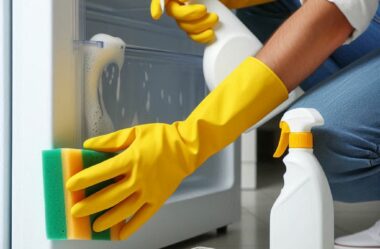 Como limpar borracha de geladeira